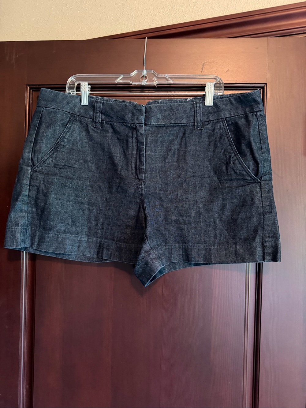 LOFT Dark Blue Denim Tailored Women’s Riviera Short